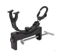 Aymzbd Portacañas de Pesca Soporte para Caña de Pescar Bastidor Giratorio Clamp Construcción de Metal Adaptación Estabilidad para Pesca en Puente Embarcación