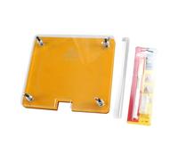 Aymzbd Prensa para Raquetas de Tenis de Mesa Herramienta de Ensamblaje de Goma Accesorio Manual de Raquetas Rodillo Aplicador Compacto Apto para Clubes