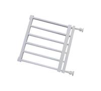 Aymzbd Puerta Retráctil para Perros Barrera Extensible Baja Ajustable Valla para Casa de Montaje a Presión Uso Silencioso en Pasillos Ligera de Plástico, Altura 36cm