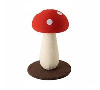 Aymzbd Rascador para Gatos Poste Hongo Juguete Esférico Colgante Superficie Sisal Estructura Robusta Indicado para Sala Zona de Gatos Interiores, Rojo, Paraguas Rojo Grande Cubierto De Tela