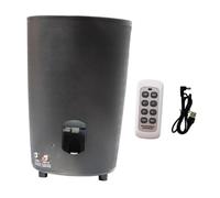 Aymzbd Robot de Tenis de Mesa Recargable Portátil con Control Remoto y Múltiples Modos de Lanzamiento Máquina para 80 Pelotas Estructura Metálica Duradera, Negro