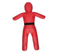 Aymzbd Saco de Boxeo para Niños, Modelo de Judo, 120cm, Sin Relleno, Ideal para Entrenamiento en Artes Marciales, Rojo