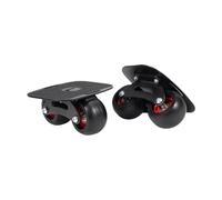 Aymzbd Split Skateboards Portátiles Antideslizantes con Ruedas Resistentes Tabla Profesional Metal Diseño Moderno y Cómodo Adecuado para Adultos, Rueda de Arco Negro