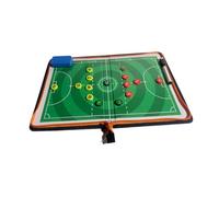 Aymzbd Tablero de Estrategias Fútbol Entrenador Portaplanos Borrable Marcador Portátil PU Adecuado para Enseñanza Deportiva y Práctica en Gimnasio, Verde Oscuro