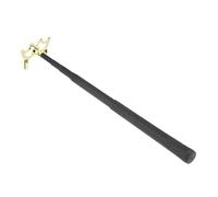 Aymzbd Taco de Billar Portátil Extensible con Puente Ajustable Y Cabezal Metálico Removible Mango Antideslizante Ergonómico Uso por Adultos Y Niños Adecuado, Horquilla Baja con Pie