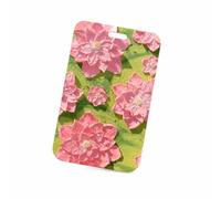Aymzbd tarjetas Intificación Visor, Ensamblaje Sólido, Intificación, Presentaciones Públicas, Para y alumnos, Flores rosas sobre fondo verde, style to 2, Multicolor
