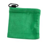 Aymzbd Toalla para Limpiar Bolas de Golf con Clip para Deportes Al Aire Libre, Verde