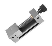 Aymzbd Tornillo de Banco de Ángulo Recto Ajustable Portátil para Amoladora Y Taladro Estructura Sencilla Acero Adecuada para Talleres Mecánic, 150x50x50mm