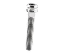 Aymzbd Tornillo para Bicicleta de Titanio para Tapa de Potencia Funcional Y Liviano Instalación Simple en La Dirección Adecuado para Ciclistas Rutas Paseos U, Plata M6x35mm