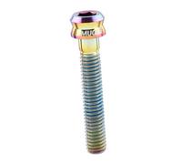 Aymzbd Tornillo para Bicicleta de Titanio para Tapa de Potencia Funcional Y Liviano Instalación Simple en La Dirección Adecuado para Ciclistas Rutas Paseos U, Colorido M6x35mm