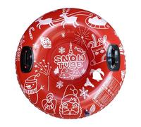Aymzbd Tubo de Nieve Inflable, Trineo de Nieve, Accesorios para Niños Y Adultos, Tubo de Nieve Navideño para