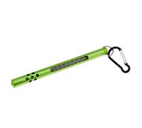 Aymzbd Water de Corriente para Pesca Medidor de Temperatura con Anilla y Clip para Cinturón Accesorio Resistente de Vidrio y Metal Adecuado para, Verde