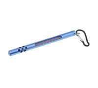 Aymzbd Water de Corriente para Pesca Medidor de Temperatura con Anilla y Clip para Cinturón Accesorio Resistente de Vidrio y Metal Adecuado para, Azul