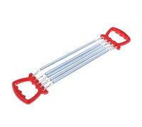 Aymzbde Pecho Infantil Bandejas Elásticas Ejercitador de Espalda Fortalecedor de Músculos Mango Antideslizante Adecuado para Uso Doméstico, Rojo, 43.5cm