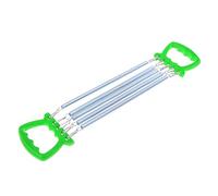 Aymzbde Pecho Infantil Bandejas Elásticas Ejercitador de Espalda Fortalecedor de Músculos Mango Antideslizante Adecuado para Uso Doméstico, Verde, 43.5cm