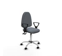 Aýna as bali gris brazos fijos base cromada ruedas engomadas 50mm