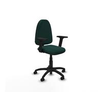 Aýna cp similpiel verde botella brazos 2d base poliamida ruedas autof