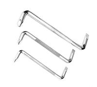 AYNEFY 3pcs Ángulo Recto Magnético El Destornillador de Desplazamiento en Forma de Z con Diseño Ergonómico, Aplicaciones Versátiles, Enchapado de Superficie para la Reparación y Mejora del Hogar