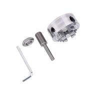 AYNEFY 4 Jaws Socenting Lathe Chucks Lathe Chuck Mini Set Acero de Aleación con Llave de Biela para Carpintería CNC Accesorios de Perforación de Fresado CNC