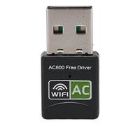 AYNEFY Adaptador de Red de Doble Banda de 600Mbps, Adaptador USB 5.8G/2.4G para PC de Escritorio Portátil, Chip Realtek8811CU, sin Unidad, para 10, OS X