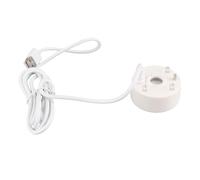 AYNEFY Atomizador de Niebla del Fabricante de Nieblas con 4 Luces LED USB Alimentado para los Cueros de Pescado Jaboneses de Agua Humidificación Paisajismo Uso Interno Al Aire Libre (WHITE)