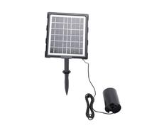 AYNEFY Bomba de Aerador Solar con Batería de 2400mAh, 60 Horas de Funcionamiento, 3 Modos, Panel Solar de ABS, IP65 para Estanque, Acuario, pecera.