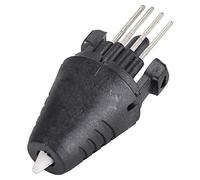 AYNEFY Boquilla de Bolígrafo de Impresión 3D Punta de Inserción de Cabeza de Impresión 1.75mm Negro ABS Alta Temperatura 70 a 80℃ Fácil Reemplazo con Conducción de Calor Mejorada para