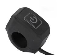 AYNEFY Botón de Control del Interruptor del Manillar de la Motocicleta de 22mm ABS Resistente Al Agua para Faros y Bocinas, Ajuste Universal para Motos y Vehículos Todo Terreno (WHITE)