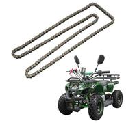 AYNEFY Cadena de Rodillos para Bicicleta, Repuesto de Cadena de Acero Inoxidable de 25H 158 Eslabones para Pocket Bike Mini Quad ATV Scooter