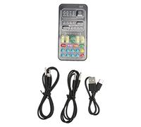 AYNEFY Cambiador de Voz Tarjeta de Sonido 10 Pasos Sonido Electrónico Efectos en KTV DJ Modo Vlog Conversión de Voz en Tiempo Real Modulador de Voz Portátil Compatible