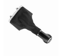AYNEFY Cubierta de Polaina para Perilla de Palanca de Cambios de 5 Velocidades, Cuero Artificial ABS, Reemplazo de Fácil Instalación, para III H 1.6 2004-2010 (6 velocidades)