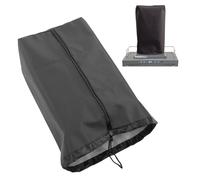 AYNEFY Cubierta para Torre de Cerveza, Cubierta Antipolvo a Prueba de Agua de Cuero de Grano de Lichi para Torre de Cerveza de Doble Grifo, con Cordón de Nailon Resistente y Cremallera