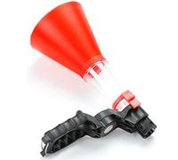 AYNEFY Embudo Universal de Aceite para Motor de Automóvil, Material PP, Embudo Especial de Gasolina Ajustable, Fácil Prevención de Derrames, Se Adapta a Varios Vehículos y Llenadores de Aceite (rojo)