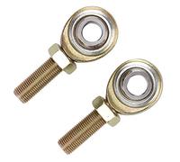 AYNEFY Extremo de Varilla, Junta Heim de Acero Inoxidable, Rosca Izquierda, 1/2 Pulgadas X 1/2-20 para Automóviles y Vehículos Todo Terreno