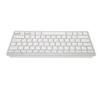 AYNEFY Mini Teclado, Teclado Inalámbrico, 78 Teclas, Ultrafino, Portátil, Blanco, para Computadora, para Android, OS X, iOS, Windows, 0,9 X 0,2 X 0,4 Pulgadas (Italiano)
