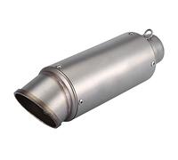 AYNEFY Pipada de Escape de la Motocicleta de 51 Mm Pipada Trasera de Silenciador Fit Universal para 200 250 390 690 RC390 con Construcción de Acero Inoxidable (Ti)