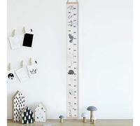 AYNEFY Regla de Medici¨®n para Ni?os, Dise?o de Animales, Etiqueta de Pared Decorativa, 2 Metros