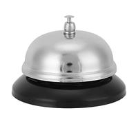 AYNEFY Servicio de Acero Inoxidable Bell Call Bell Desk For Home Kitchen Coffee Shop Restaurante con una Superficie de Espejo Crujiente Sound 3.3x3.3x2.2in