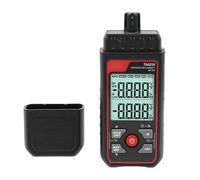 AYNEFY Termómetro de Humedad y Temperatura Digital con 4 Modos, Punto de Rocío Relativo Ambiental, Termómetro de Bulbo Húmedo, Registro de Datos y Alertas, LCD Retroiluminado Ideal