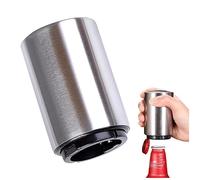 AYNKH Abrebotellas automático magnético, de acero inoxidable, para vino, cerveza, refrescos, para manos débiles, utensilios de cocina, accesorios de bar, regalos para hombres, día del padre, día de