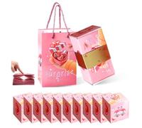 AYNKH Caja de regalo de explosión sorpresa, plegable, foto emergente, dinero en efectivo, regalo de rebote para boda, San Valentín, aniversario, cumpleaños, Navidad, papá, mamá, niño y niñas