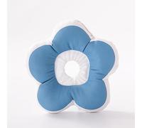 AYNKH Collar de cono ajustable para gatos, collar de rehabilitación floral suave, círculo de gato antilamido, círculo isabelino para gatos y perros pequeños posoperatorios y lesiones (azul gema)