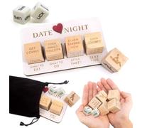 AYNKH Dados de noche para parejas, dados de noche para el día de San Valentín, ideas divertidas para citas nocturnas, juego de juegos para parejas, divertido regalo de cumpleaños para el día de San