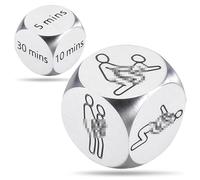 AYNKH Regalos de San Valentín, juego de dados romántico para parejas, divertido juego de dados de amor picante, juego fácil de jugar para adultos, ideal para el día de San Valentín, aniversario, cita