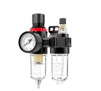 AYNRJKKX Compresor procesador de Aire AFC2000 1/4 Filtro Separador Aceite y Agua Regulador Reductor presión Válvula Trampa AFC-2000(Afc-pc1602)