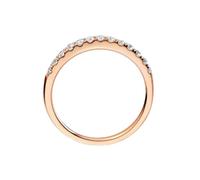 Ayoiow Anillos de promesa de mejor amiga, oro rosa de 9 quilates, 14 quilates y 18 quilates con diamante de 0,28 quilates, anillos de amor eterno para mujer, L 1/2, otros, Diamante