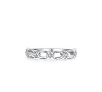 Ayoiow Anillos para mujer con nombres, plata de ley 925, circonita cúbica, cadena hueca, anillos de circonita cúbica en plata de ley para novia, esposa, ella, talla J 1/2-R 1/2, adecuados para