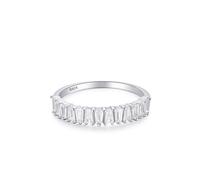 Ayoiow Anillos para mujer de plata de ley 925 con nombres, con circonita cúbica, ajuste de canal de plata, anillos de boda para mujer, circonita cúbica para novia, esposa, ella, talla 5-9, adecuados