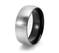 Ayoiow TrauRinge - Conector curvado (8 mm, 8 mm, acero inoxidable 52 (16,6) - 67 (21,3)