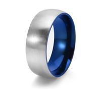 Ayoiow TrauRinge - Conector curvado (8 mm, 8 mm, acero inoxidable 52 (16,6) - 67 (21,3)